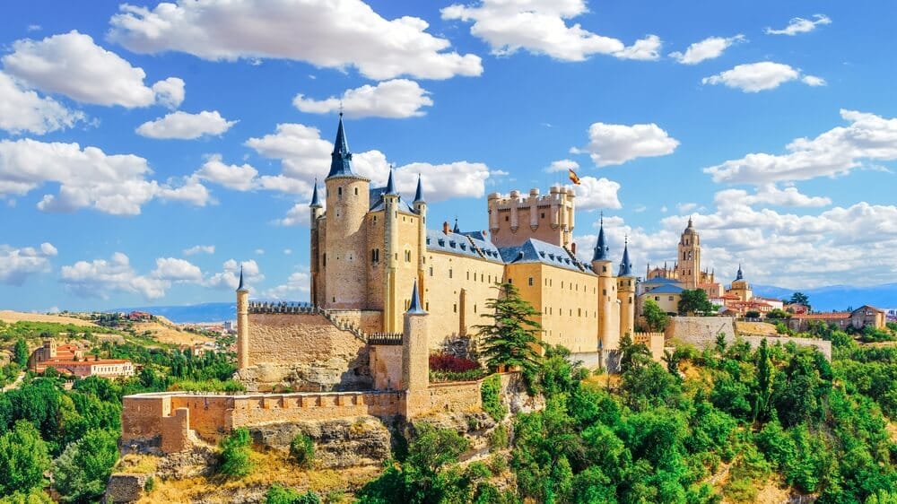 Discover Spain of the Kings while visiting Segovia with a expert private guide and see one of the world's best preserved and restored castles, pictured here.